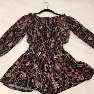 Free People one piece with open back